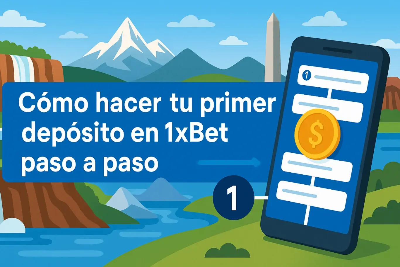 
How to make your first deposit on 1xBet step by step