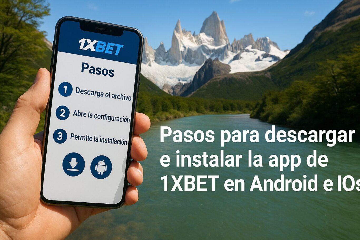 Steps to download and install the 1XBET app on Android and iOs